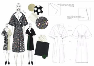 服装设计专业作品集制作方法,服装设计作品集排版