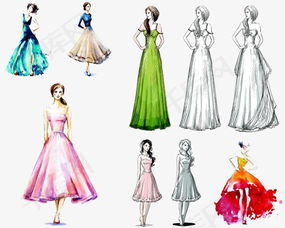 服装设计图片手绘图片简笔画,服装设计图片手绘图片简单