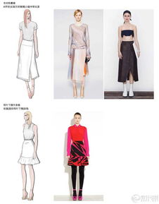 服装效果图系列手绘图片,服装效果图手绘图片 线稿 彩铅
