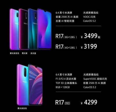 oppor17和r17pro区别,oppor17和r17pro哪个好