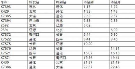 k429次列车时刻表,K429次列车时刻表详细介绍