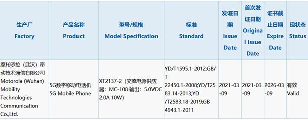 摩托罗拉g50参数,摩托罗拉g50参数对比