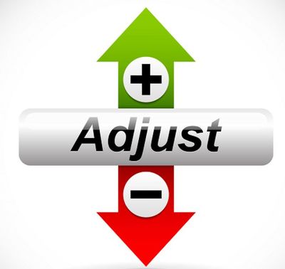 adjust,adjusted