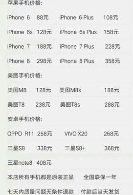 苹果手机官方价格一览表,苹果的官方价格表