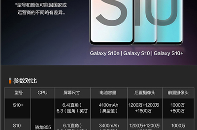 三星s10e参数,三星s10e参数详细参数