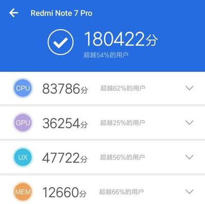 红米note7跑分的简单介绍