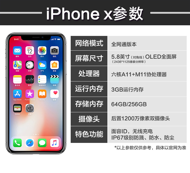 苹果x配置参数,苹果X配置参数详情