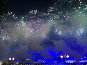 香港燃放璀璨烟花，热烈庆祝祖国华诞——31888枚烟花绽放香港夜空