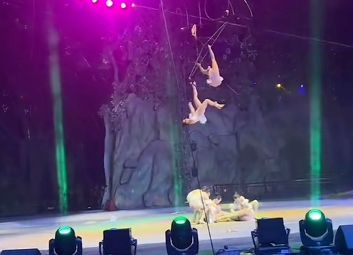 杂技之巅的惊魂一刻——记一位女演员的空中坠落