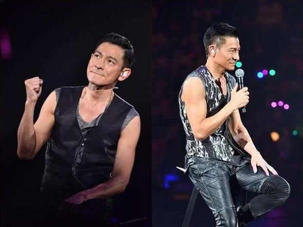 刘德华香港演唱会盛大开锣，朱丽倩陪伴左右