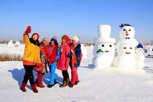 哈尔滨的雪人时尚秀，雪人也有自己的OOTD