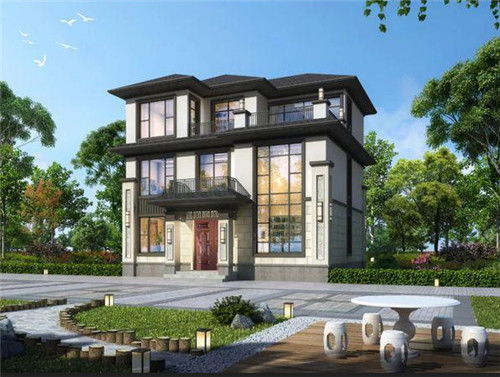 建房设计效果图带院子图片 建房设计效果图带院子图片