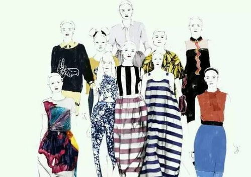 服装效果图设计海报，展现时尚魅力