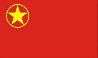 团旗设计图，旗帜风采